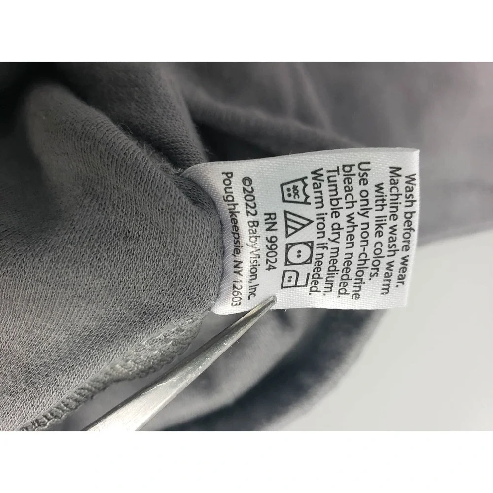 Baby Vision Grey Fox‎ Embroidered Cotton Sleeper Gown 0-6M 51488